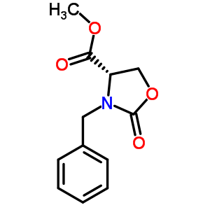 (S)-甲基3-苄基-2-氧代噁唑啉-4-羧酸结构式_157823-76-2结构式