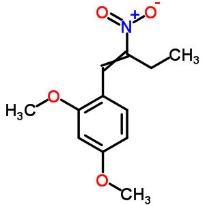 2,4-二甲氧基-1-(2-硝基-1-丁烯-1-基)-苯结构式_15804-83-8结构式