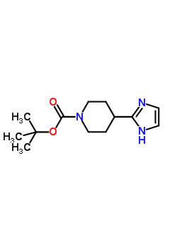 4-(1H-咪唑-2-基)哌啶-1-羧酸叔丁酯结构式_158654-96-7结构式