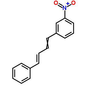 1-硝基-3-(4-苯基-1,3-丁二烯-1-基)-苯结构式_15866-63-4结构式