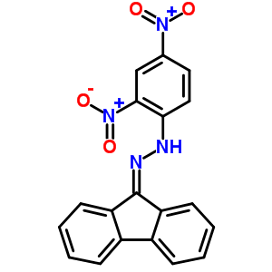 2-(2,4-二硝基苯基)肼酮9H-芴-9-酮结构式_15884-61-4结构式