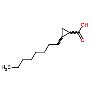 2-辛基-环丙烷羧酸结构式_15898-87-0结构式