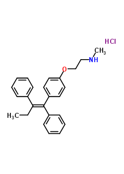 N-去甲基他莫昔芬盐酸盐结构式_15917-65-4结构式