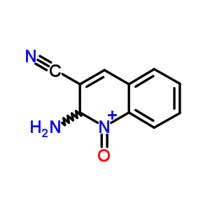 2-氨基-3-喹啉甲腈 1-氧化物结构式_16026-91-8结构式