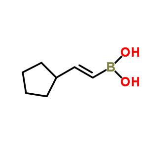 (E)-(2-环戊基乙烯)硼酸结构式_161282-93-5结构式