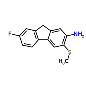 7-氟-3-(甲基硫代)-9H-芴-2-胺结构式_16233-01-5结构式