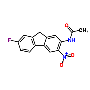 n-(7-氟-3-硝基-9h-芴-2-基)-乙酰胺结构式_16233-03-7结构式