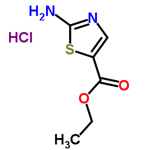 2-氨基噻唑-5-羧酸乙酯盐酸盐结构式_162849-96-9结构式