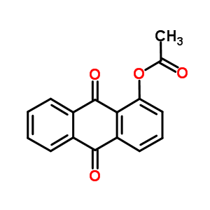 9,10-Anthracenedione,1-(acetyloxy)-Structure,1629-56-7Structure 9,10-Anthracenedione,1-(acetyloxy)- Structure,1629-56-7Structure