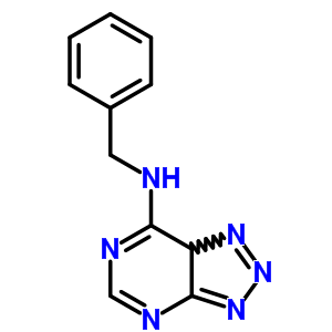 N-(苯基甲基)-3H-1,2,3-噻唑并[4,5-d]嘧啶-7-胺结构式_16347-47-0结构式