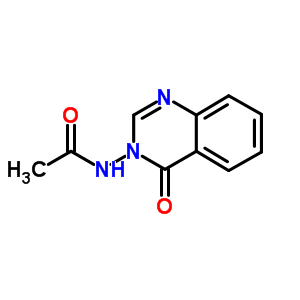 n-(4-氧代-3(4h)-喹唑啉)-乙酰胺结构式_16347-87-8结构式