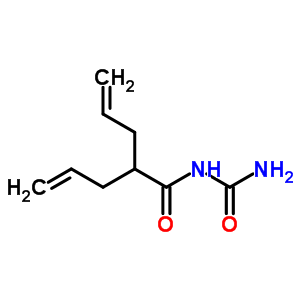 n-(氨基羰基)-2-(2-丙烯-1-基)-4-戊烯酰胺结构式_1637-27-0结构式