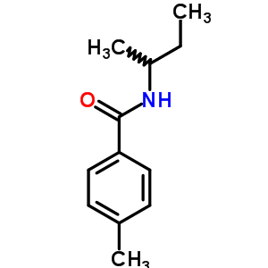 4-甲基-n-(1-甲基丙基)-苯甲酰胺结构式_16409-28-2结构式