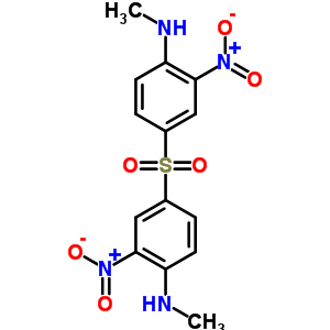 4,4-磺酰基双[n-甲基-2-硝基-苯胺结构式_16431-71-3结构式