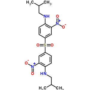 4,4-磺酰基双[n-(2-甲基丙基)-2-硝基-苯胺结构式_16431-73-5结构式