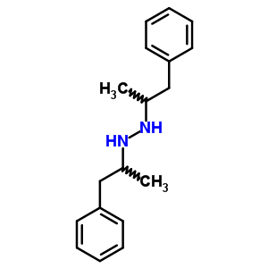 1,2-双(1-甲基-2-苯基乙基)-肼结构式_16602-89-4结构式
