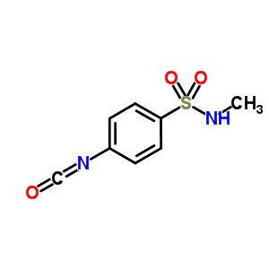 4-异氰酰基-n-甲基苯磺酰胺结构式_167951-45-3结构式