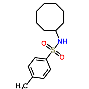 n-环辛基-4-甲基-苯磺酰胺结构式_16801-74-4结构式