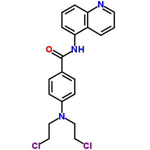 4-[双(2-氯乙基)氨基]-n-5-喹啉-苯甲酰胺结构式_16880-75-4结构式
