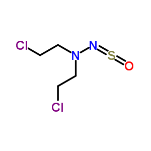 2-氯-N-(2-氯乙基)-N-(亚磺酰基氨基)乙胺结构式_17173-86-3结构式