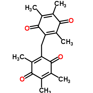 (7CI,8CI)-2,2-亚甲基双[3,5,6-三甲基-p-苯醌结构式_17228-80-7结构式
