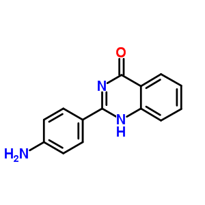 2-(4-氨基苯基)-4(3H)-喹唑啉酮结构式_17329-27-0结构式