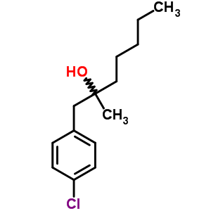 4-氯-a-甲基-a-戊基-苯乙醇结构式_1742-41-2结构式