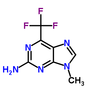 9-甲基-6-(三氟甲基)-9H-嘌呤-2-胺结构式_1744-14-5结构式