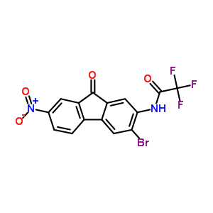 n-(3-溴-7-硝基-9-氧代-9h-芴-2-基)-2,2,2-三氟-乙酰胺结构式_1785-26-8结构式