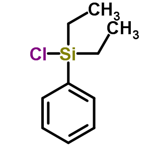 (氯二乙基甲硅烷基)-苯结构式_17876-59-4结构式