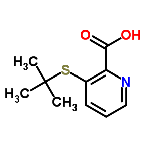 3-(Tert-butylthio)pyridine-2-carboxylic acidStructure,178811-41-1Structure 3-(Tert-butylthio)pyridine-2-carboxylic acid Structure,178811-41-1Structure
