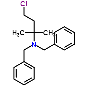 N,N-二苄基-4-氯-2-甲基-丁烷-2-胺结构式_17945-66-3结构式