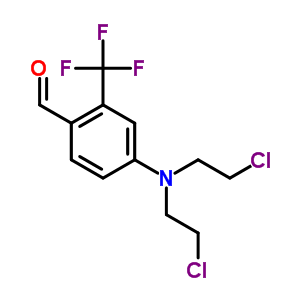 4-[双(2-氯乙基)氨基]-2-(三氟甲基)苯甲醛结构式_1800-68-6结构式