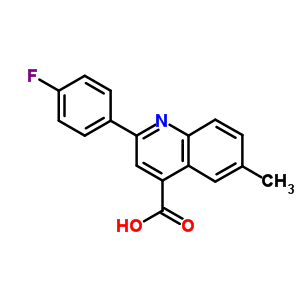 2-(4-氟苯基)-6-甲基-喹啉-4-羧酸结构式_18193-07-2结构式