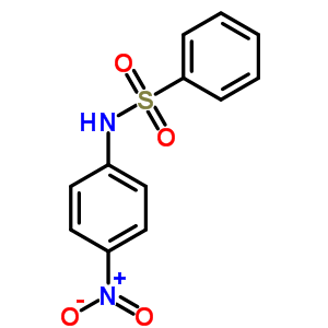 n-(4-硝基苯基)-苯磺酰胺结构式_1829-81-8结构式