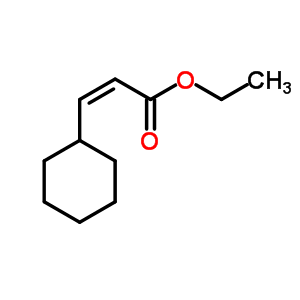 (Z)-3-环己基-2-丙酸乙酯结构式_18521-02-3结构式