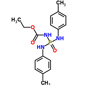 n-双[(4-甲基苯基)氨基]膦氨基甲酸乙酯结构式_18639-03-7结构式