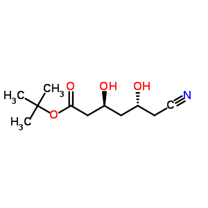 (3S,5r)-6-氰基-3,5-二羟基-己酸叔丁酯结构式_186508-94-1结构式