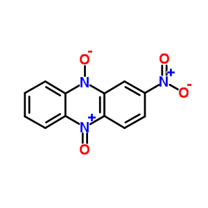 2-硝基-10-氧化物-吩嗪 5-氧化物结构式_18739-60-1结构式