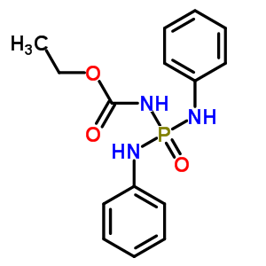 n-二苯胺膦氨基甲酸乙酯结构式_18743-39-0结构式