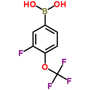 3-氟-4-(三氟甲氧基)苯硼酸结构式_187804-79-1结构式