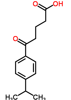 5-(4-异-丙基苯基)-5-氧代戊酸结构式_18847-18-2结构式