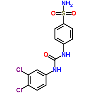 1-(3,4-二氯苯基)-3-(4-磺酰基苯基)脲结构式_18981-89-0结构式