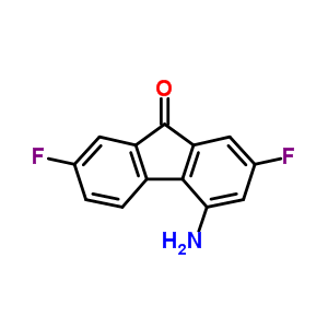 4-氨基-2,7-二氟-9H-芴-9-酮结构式_1914-38-1结构式