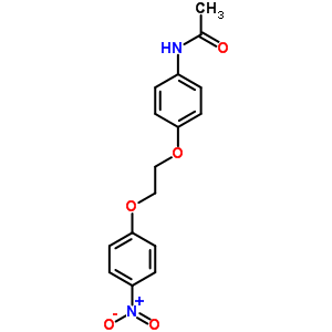 n-[4-[2-(4-硝基苯氧基)乙氧基]苯基]-乙酰胺结构式_19157-68-7结构式