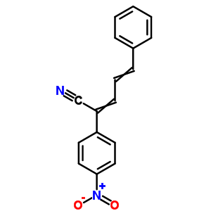 4-硝基-a-(3-苯基-2-丙烯-1-基)-苯乙腈结构式_19159-93-4结构式