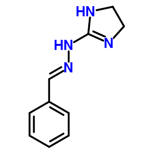 N-(亚苄基氨基)-4,5-二氢-1H-咪唑-2-胺结构式_1924-90-9结构式