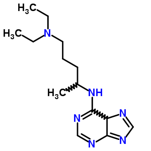 N,N-二乙基-N-(5H-嘌呤-6-基)戊烷-1,4-二胺结构式_19270-92-9结构式