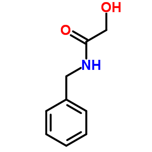 N-苄基-2-羟基乙酰胺结构式_19340-77-3结构式