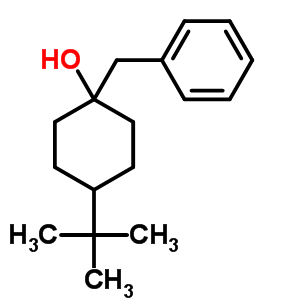 4-(1,1-二甲基乙基)-1-(苯基甲基)-环己醇结构式_19437-30-0结构式